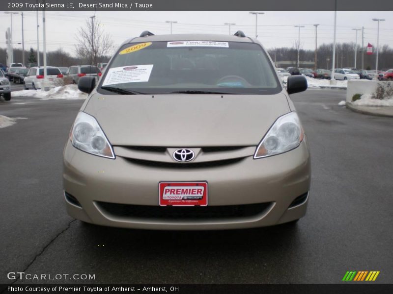 Desert Sand Mica / Taupe 2009 Toyota Sienna LE