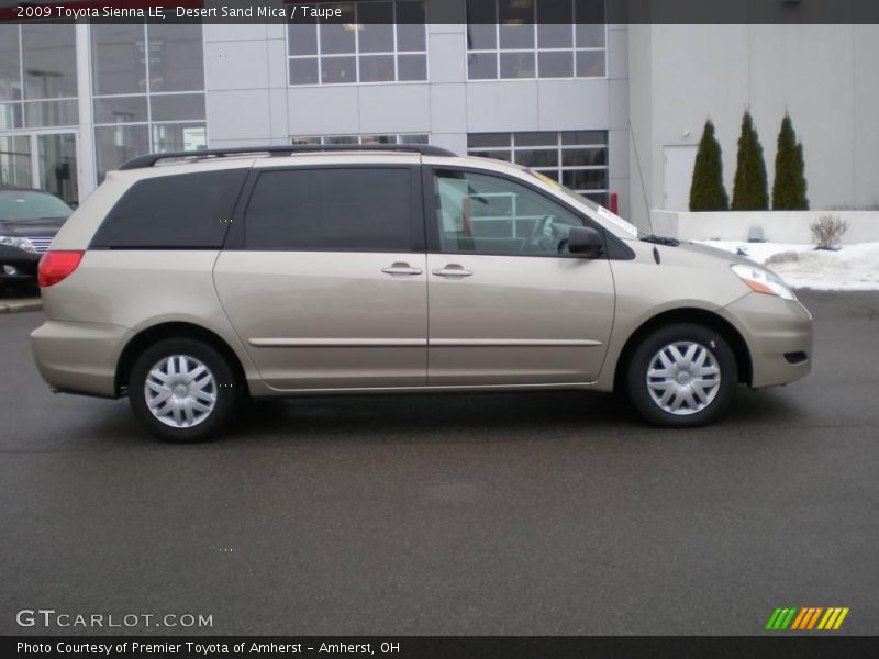 Desert Sand Mica / Taupe 2009 Toyota Sienna LE