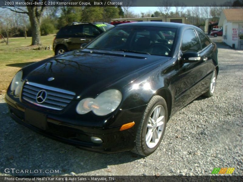 Black / Charcoal 2003 Mercedes-Benz C 230 Kompressor Coupe