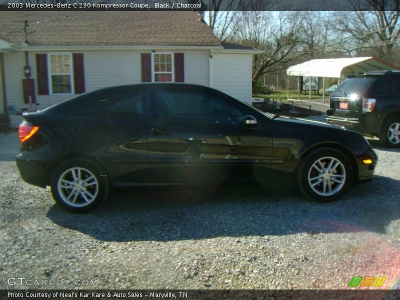 Black / Charcoal 2003 Mercedes-Benz C 230 Kompressor Coupe