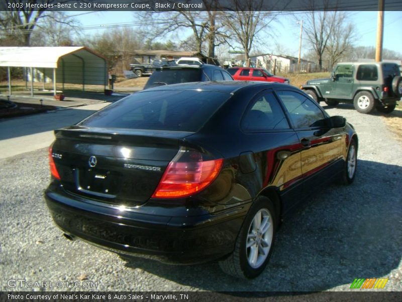 Black / Charcoal 2003 Mercedes-Benz C 230 Kompressor Coupe