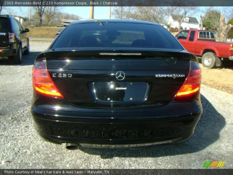 Black / Charcoal 2003 Mercedes-Benz C 230 Kompressor Coupe