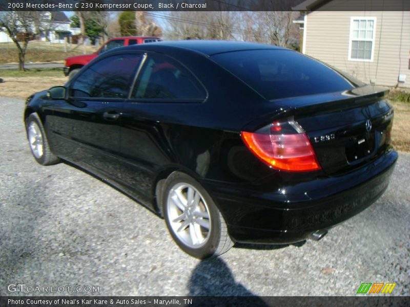 Black / Charcoal 2003 Mercedes-Benz C 230 Kompressor Coupe
