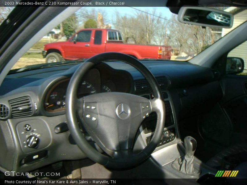 Black / Charcoal 2003 Mercedes-Benz C 230 Kompressor Coupe