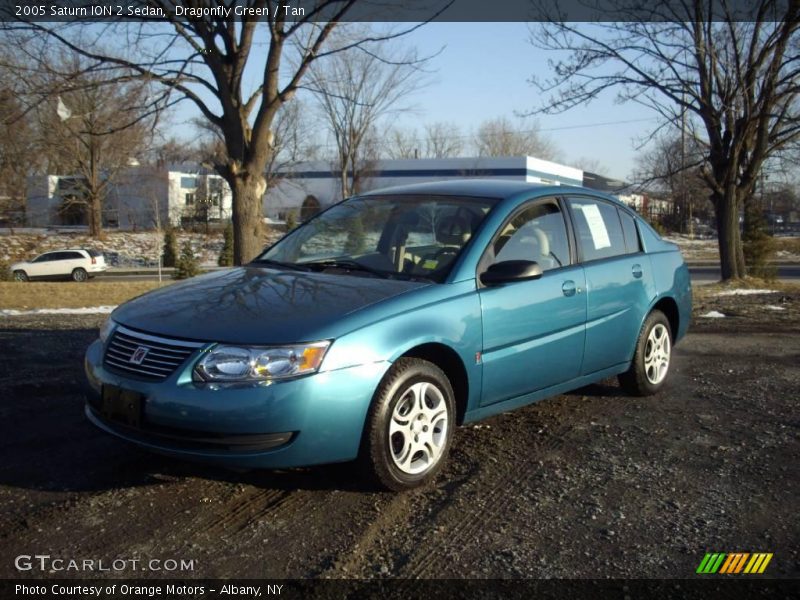 Dragonfly Green / Tan 2005 Saturn ION 2 Sedan