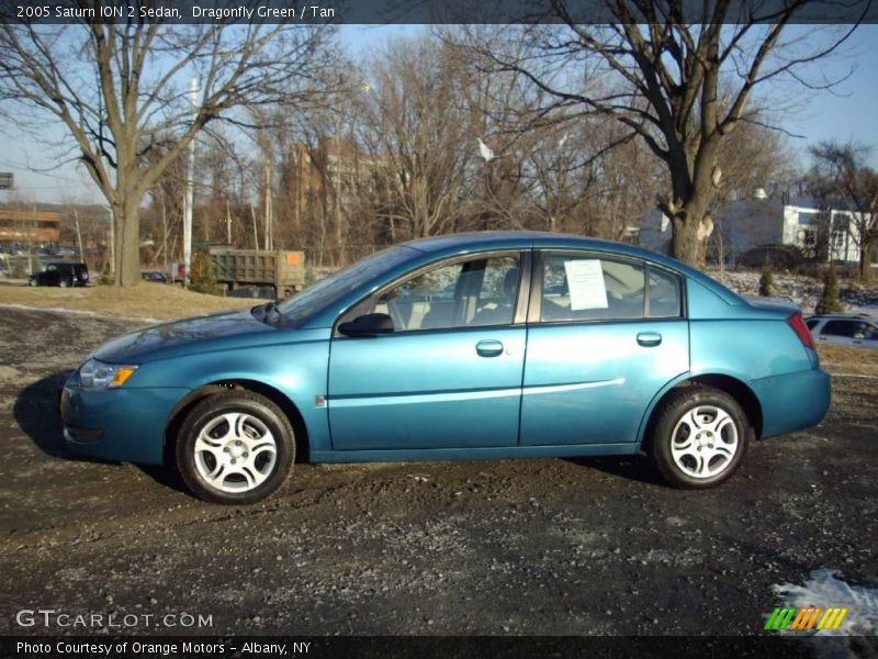 Dragonfly Green / Tan 2005 Saturn ION 2 Sedan
