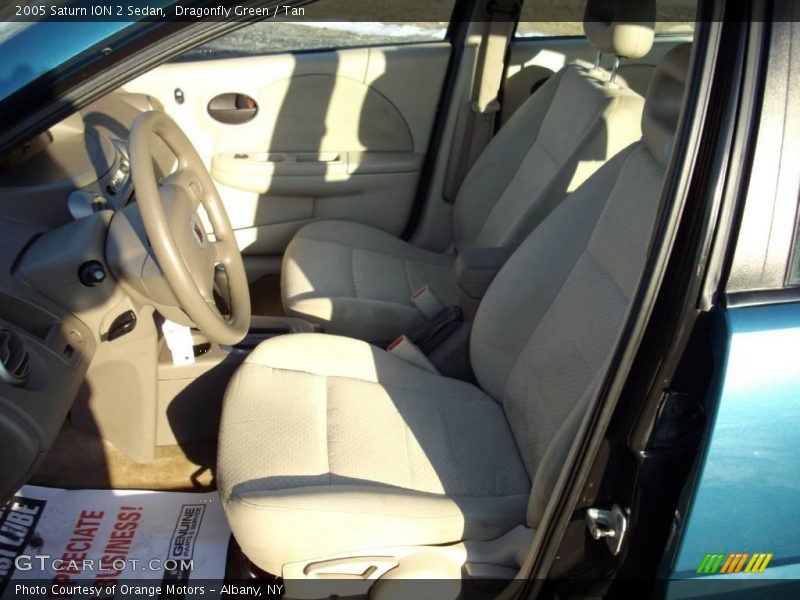 Dragonfly Green / Tan 2005 Saturn ION 2 Sedan