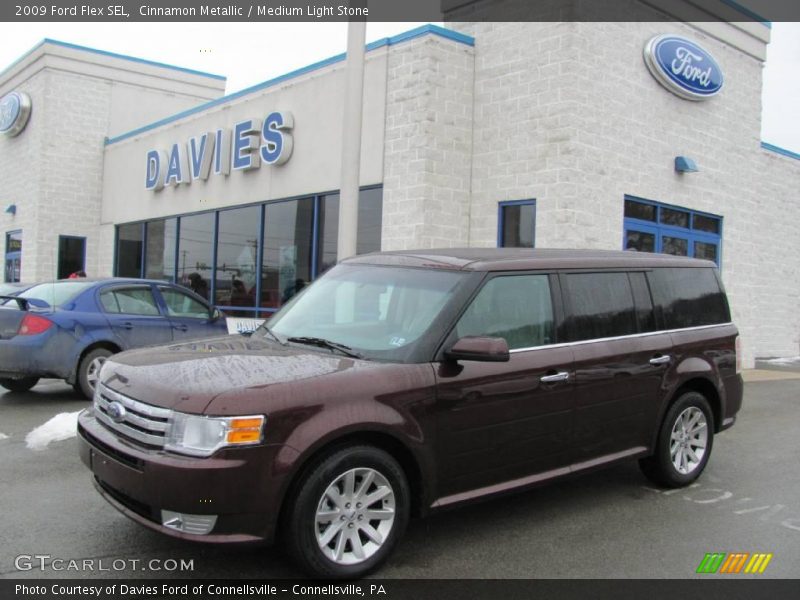 Cinnamon Metallic / Medium Light Stone 2009 Ford Flex SEL