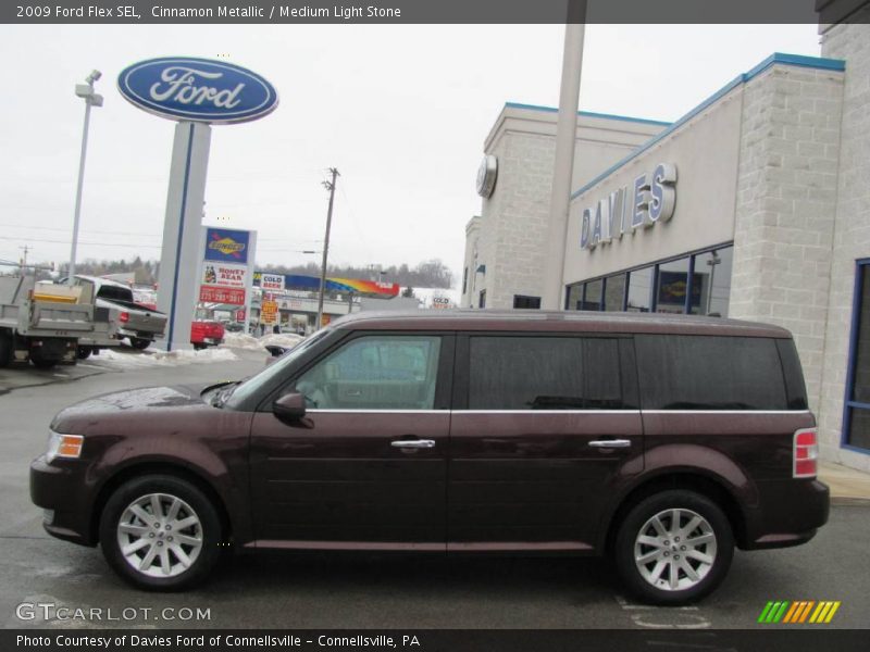Cinnamon Metallic / Medium Light Stone 2009 Ford Flex SEL