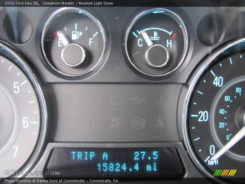 Cinnamon Metallic / Medium Light Stone 2009 Ford Flex SEL