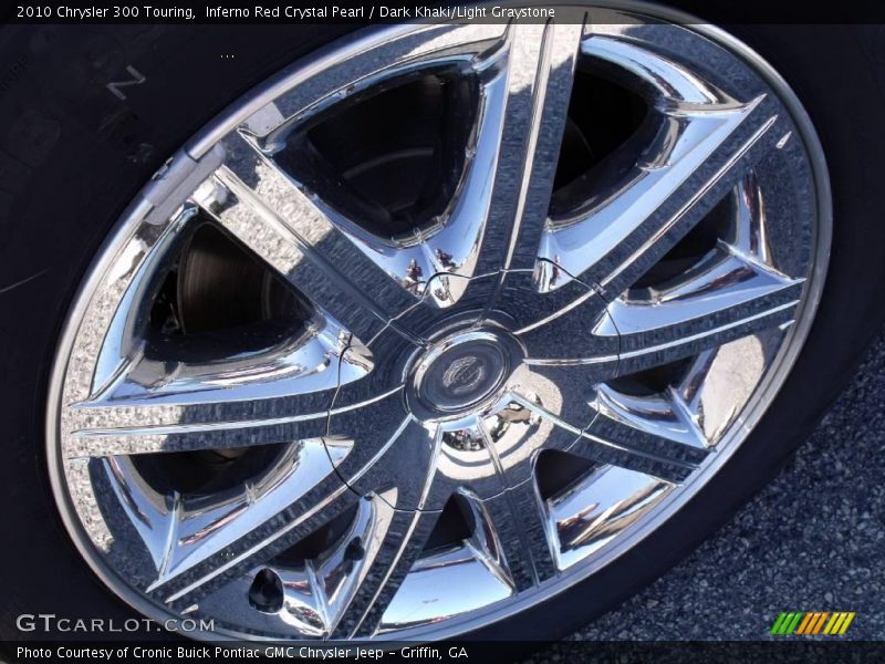 Inferno Red Crystal Pearl / Dark Khaki/Light Graystone 2010 Chrysler 300 Touring