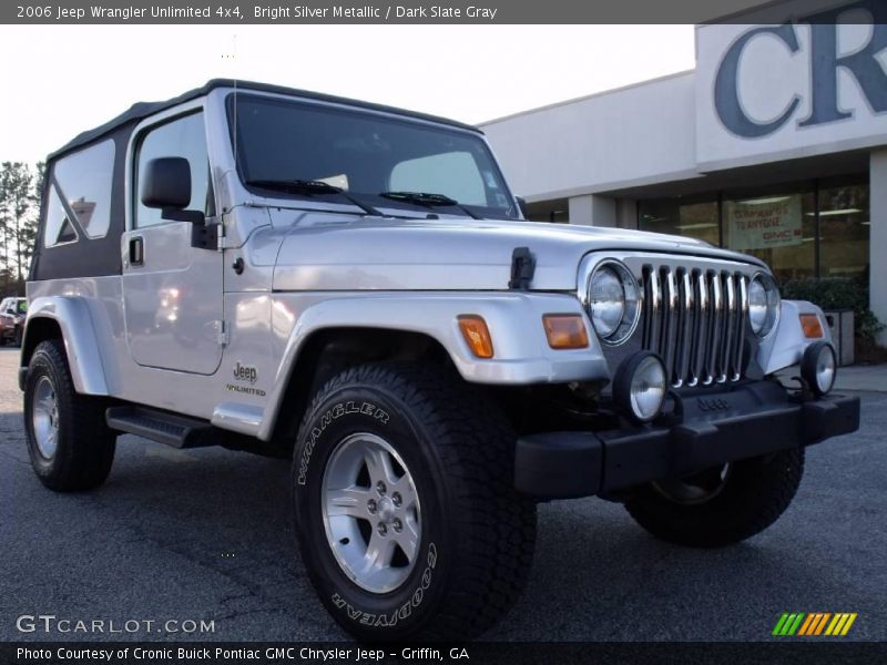 Bright Silver Metallic / Dark Slate Gray 2006 Jeep Wrangler Unlimited 4x4