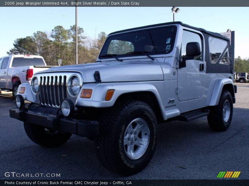 Bright Silver Metallic / Dark Slate Gray 2006 Jeep Wrangler Unlimited 4x4