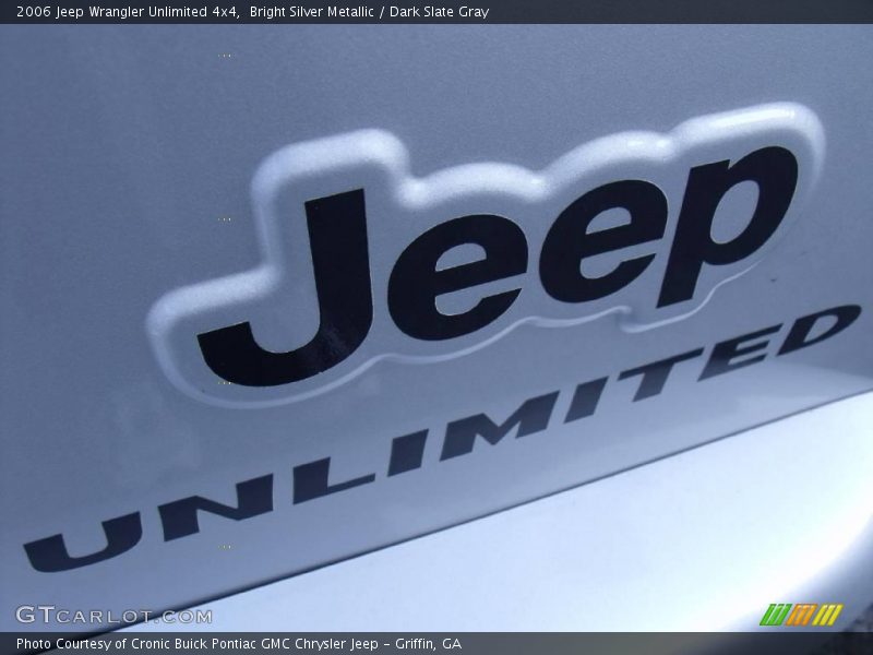 Bright Silver Metallic / Dark Slate Gray 2006 Jeep Wrangler Unlimited 4x4