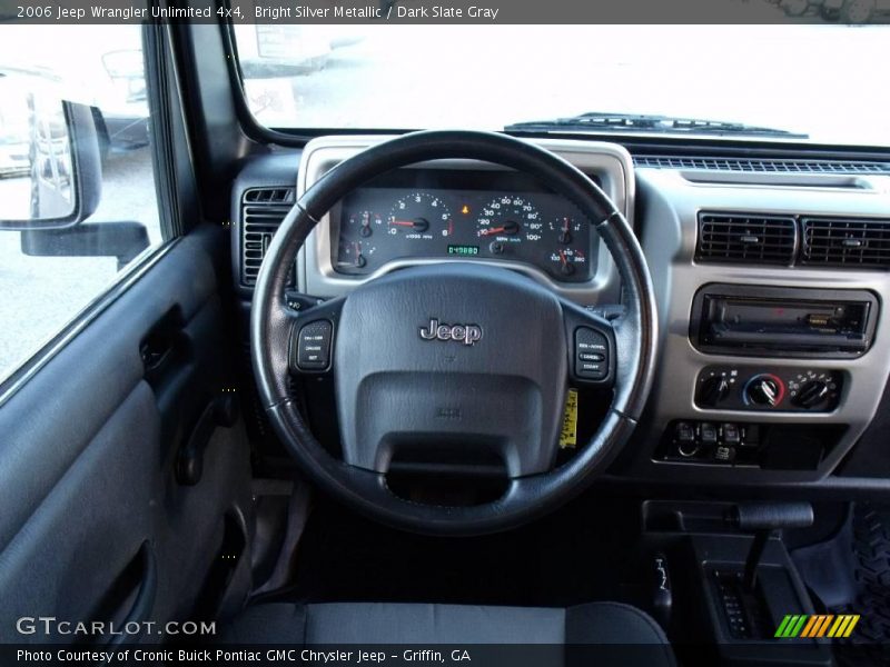 Bright Silver Metallic / Dark Slate Gray 2006 Jeep Wrangler Unlimited 4x4