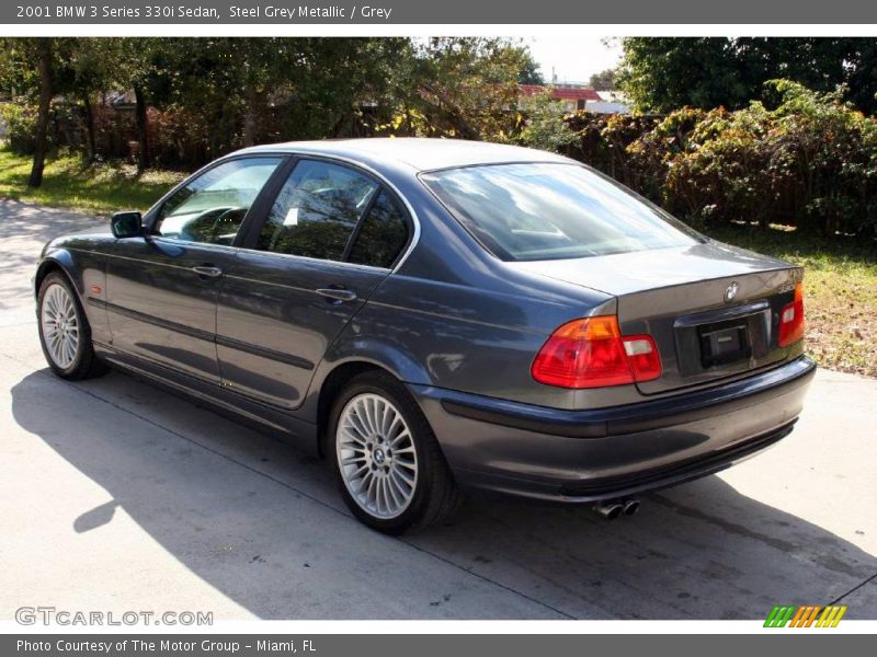 Steel Grey Metallic / Grey 2001 BMW 3 Series 330i Sedan