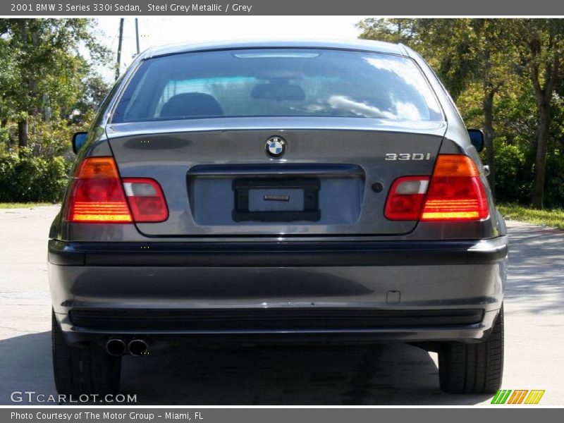 Steel Grey Metallic / Grey 2001 BMW 3 Series 330i Sedan