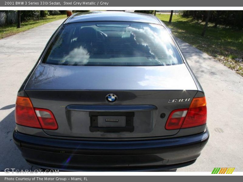 Steel Grey Metallic / Grey 2001 BMW 3 Series 330i Sedan