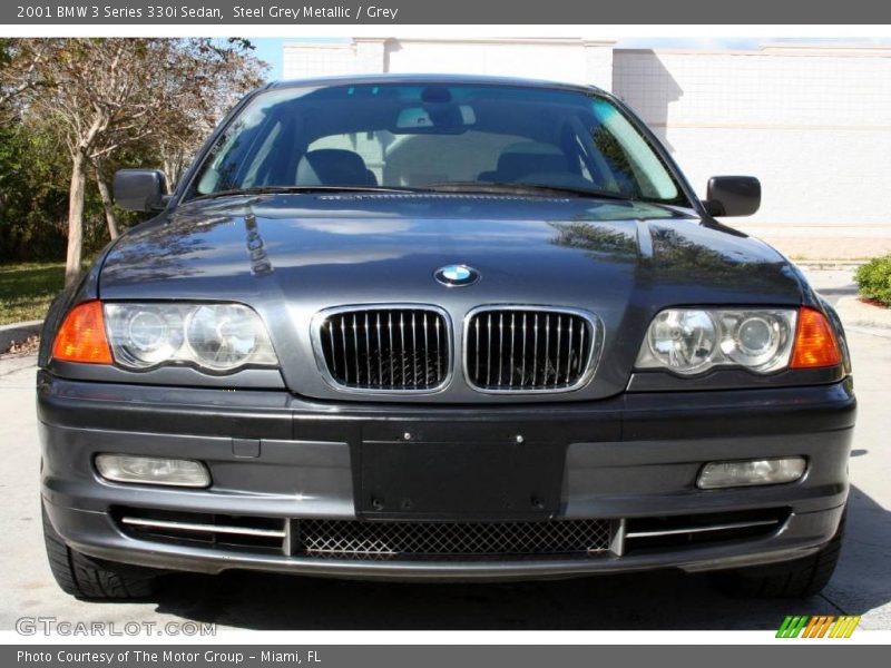 Steel Grey Metallic / Grey 2001 BMW 3 Series 330i Sedan
