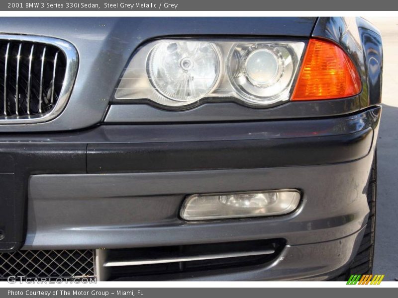 Steel Grey Metallic / Grey 2001 BMW 3 Series 330i Sedan
