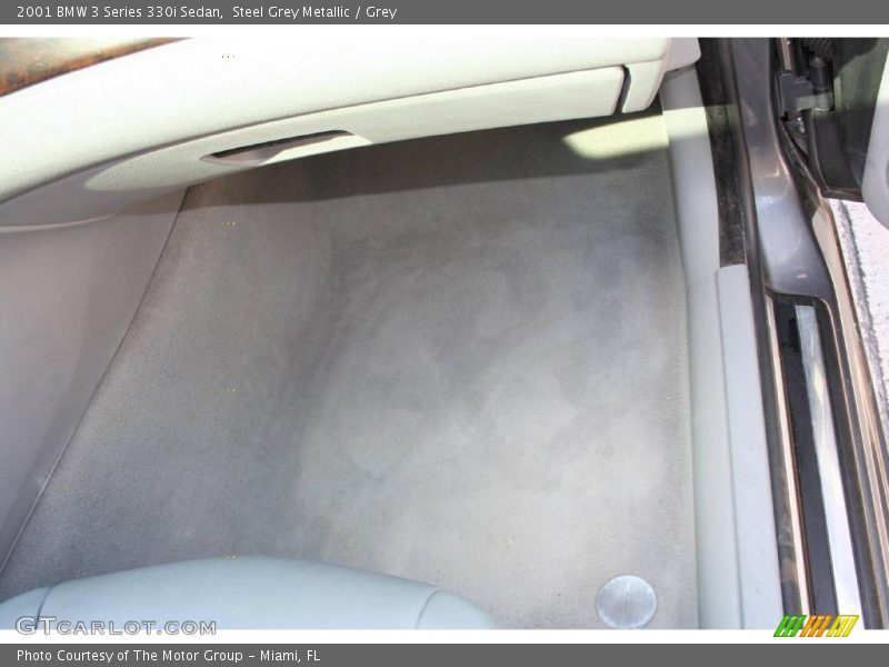 Steel Grey Metallic / Grey 2001 BMW 3 Series 330i Sedan