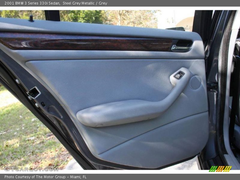 Steel Grey Metallic / Grey 2001 BMW 3 Series 330i Sedan