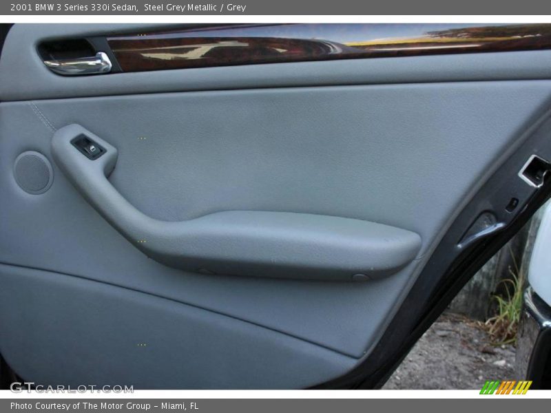 Steel Grey Metallic / Grey 2001 BMW 3 Series 330i Sedan