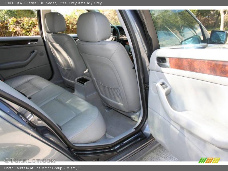 Steel Grey Metallic / Grey 2001 BMW 3 Series 330i Sedan