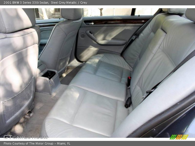 Steel Grey Metallic / Grey 2001 BMW 3 Series 330i Sedan