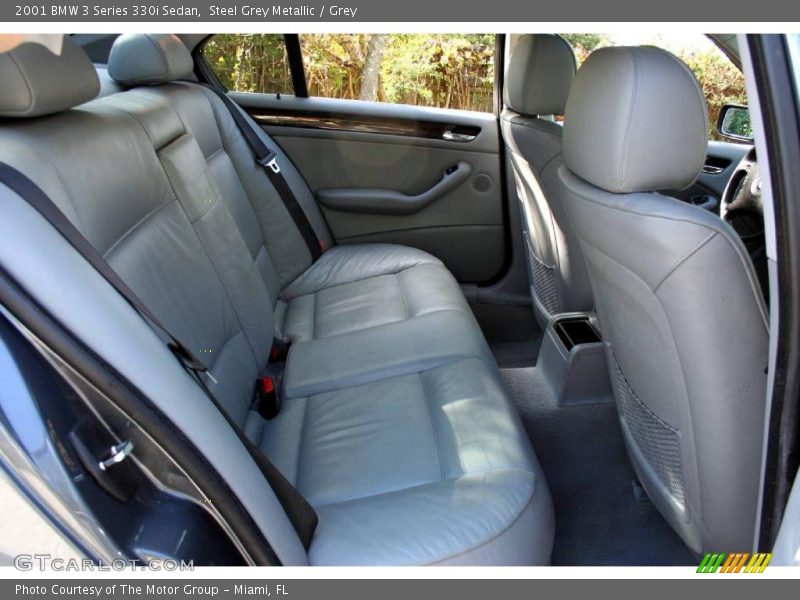 Steel Grey Metallic / Grey 2001 BMW 3 Series 330i Sedan