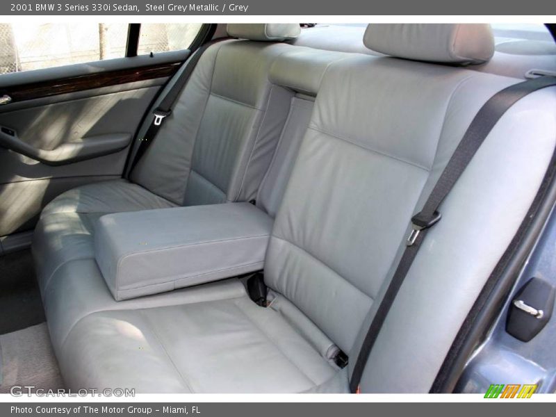 Steel Grey Metallic / Grey 2001 BMW 3 Series 330i Sedan