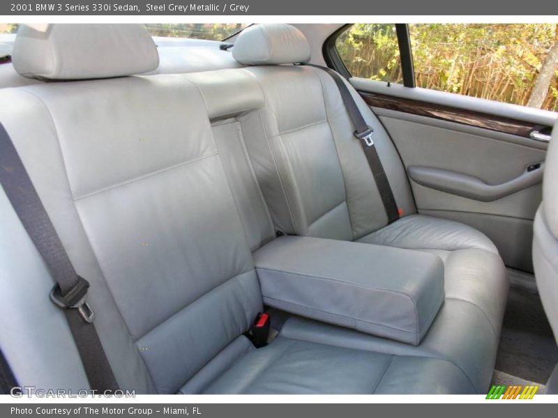 Steel Grey Metallic / Grey 2001 BMW 3 Series 330i Sedan