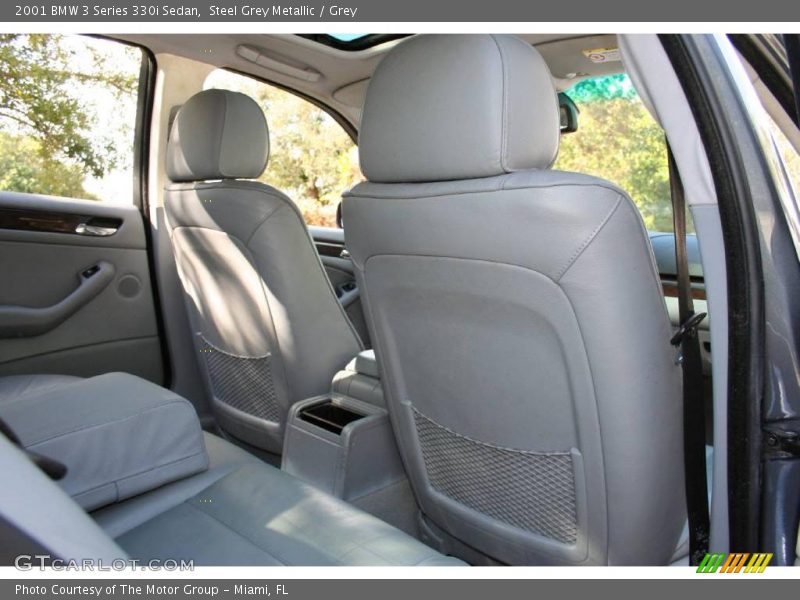 Steel Grey Metallic / Grey 2001 BMW 3 Series 330i Sedan