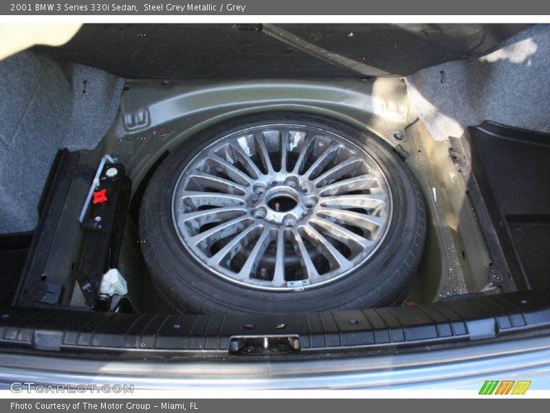 Steel Grey Metallic / Grey 2001 BMW 3 Series 330i Sedan