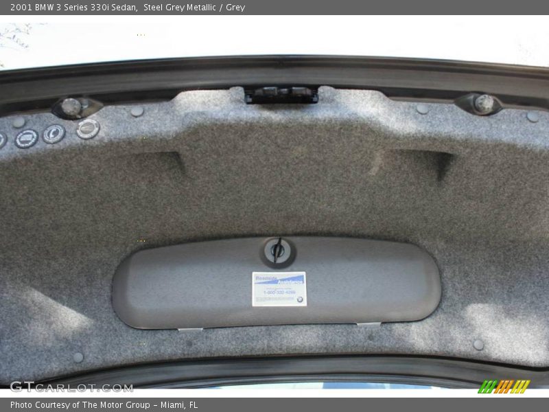 Steel Grey Metallic / Grey 2001 BMW 3 Series 330i Sedan