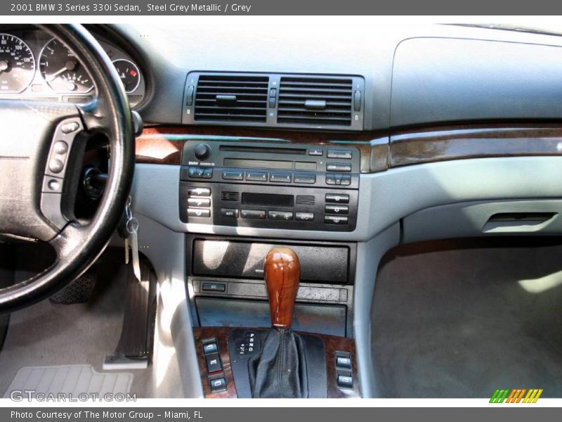Steel Grey Metallic / Grey 2001 BMW 3 Series 330i Sedan