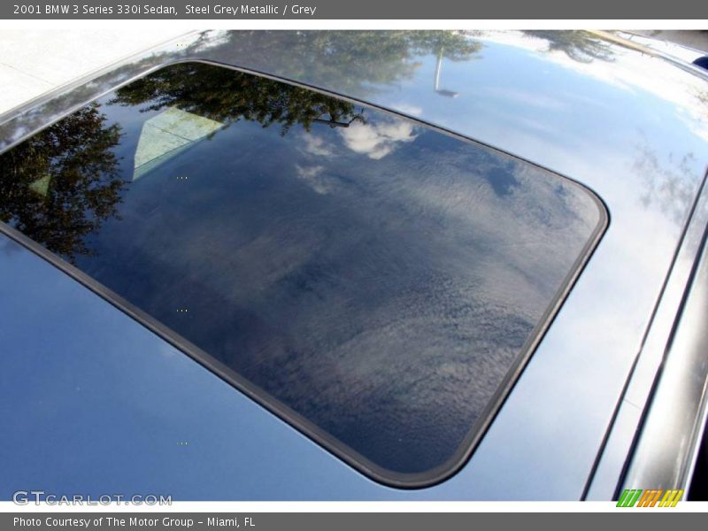 Steel Grey Metallic / Grey 2001 BMW 3 Series 330i Sedan