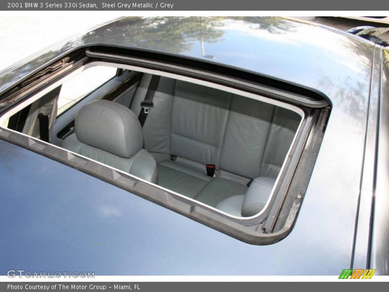 Steel Grey Metallic / Grey 2001 BMW 3 Series 330i Sedan
