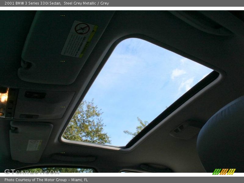 Steel Grey Metallic / Grey 2001 BMW 3 Series 330i Sedan