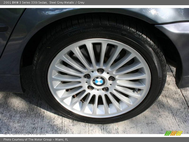 Steel Grey Metallic / Grey 2001 BMW 3 Series 330i Sedan