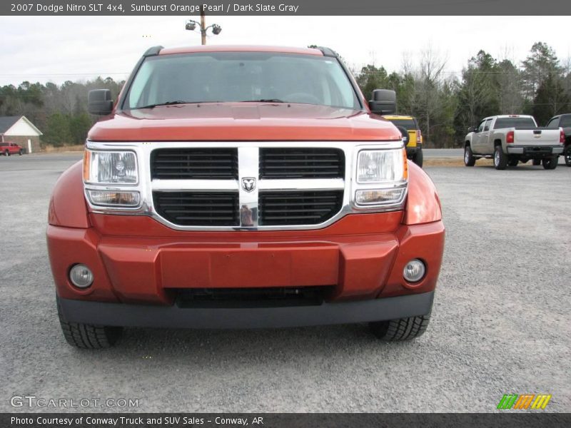 Sunburst Orange Pearl / Dark Slate Gray 2007 Dodge Nitro SLT 4x4