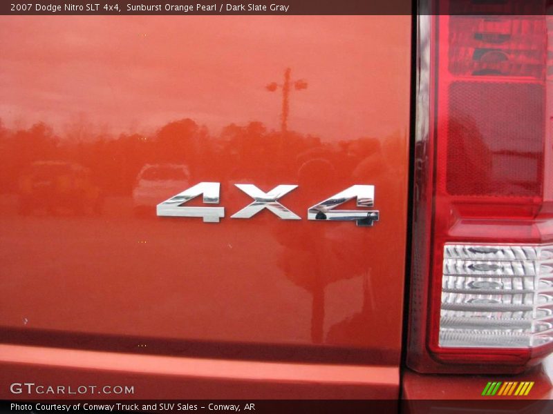 Sunburst Orange Pearl / Dark Slate Gray 2007 Dodge Nitro SLT 4x4