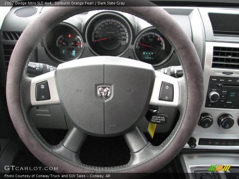 Sunburst Orange Pearl / Dark Slate Gray 2007 Dodge Nitro SLT 4x4