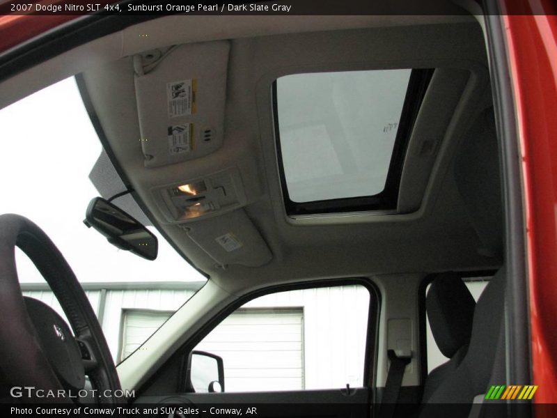 Sunburst Orange Pearl / Dark Slate Gray 2007 Dodge Nitro SLT 4x4