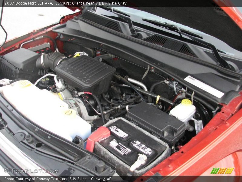 Sunburst Orange Pearl / Dark Slate Gray 2007 Dodge Nitro SLT 4x4
