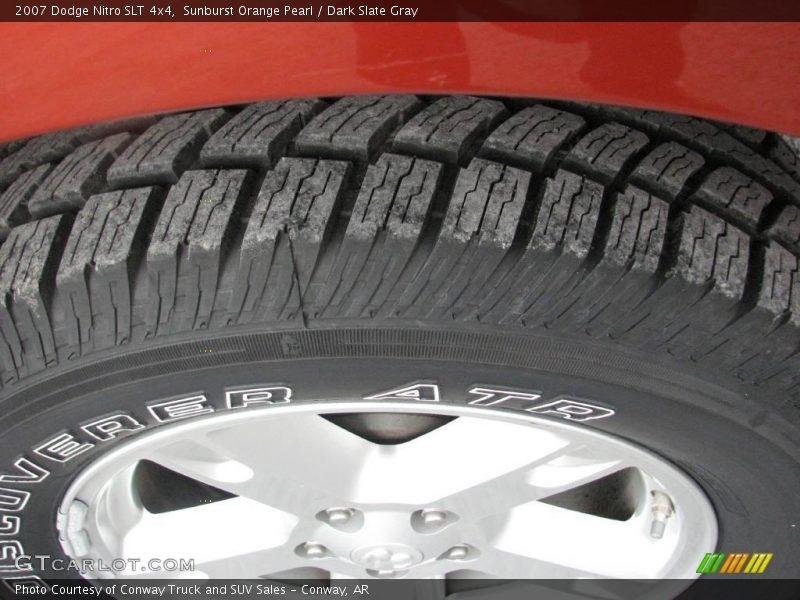 Sunburst Orange Pearl / Dark Slate Gray 2007 Dodge Nitro SLT 4x4