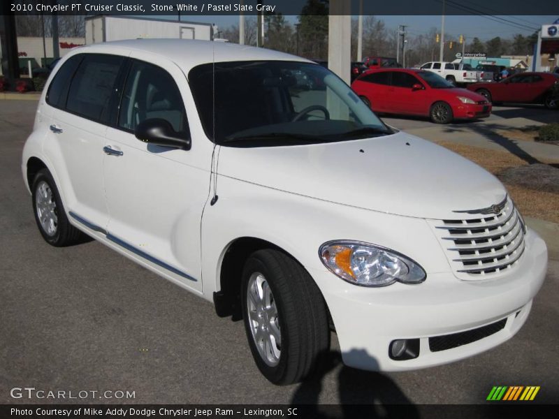 Stone White / Pastel Slate Gray 2010 Chrysler PT Cruiser Classic