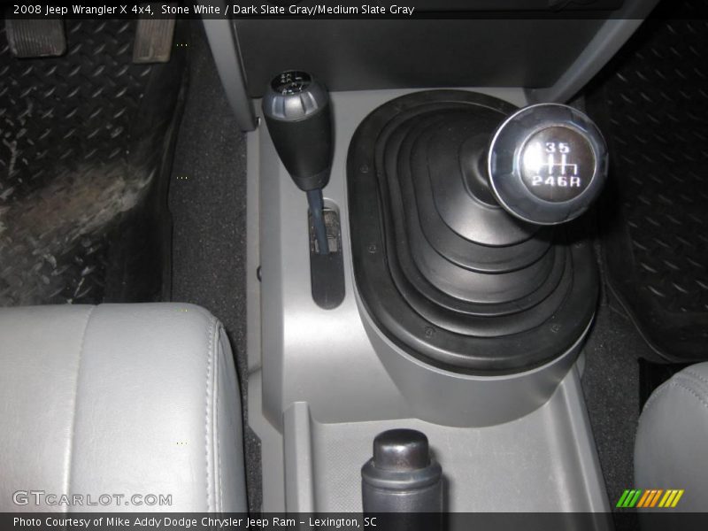 Stone White / Dark Slate Gray/Medium Slate Gray 2008 Jeep Wrangler X 4x4