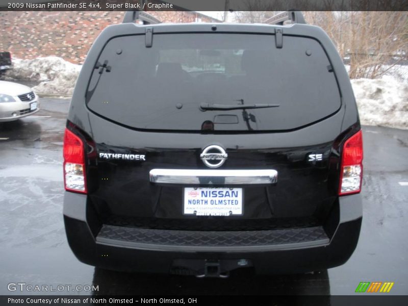 Super Black / Graphite 2009 Nissan Pathfinder SE 4x4