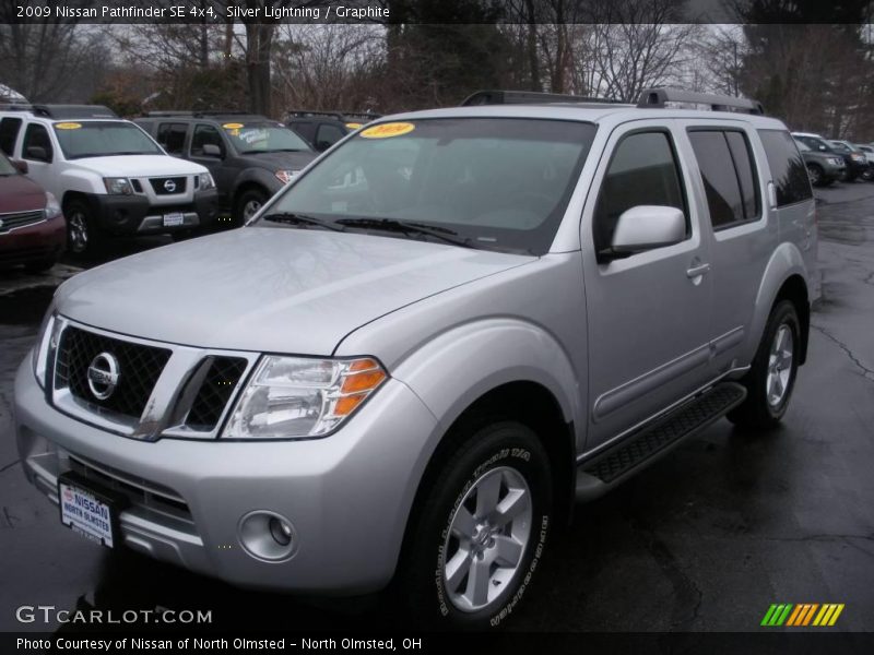 Silver Lightning / Graphite 2009 Nissan Pathfinder SE 4x4